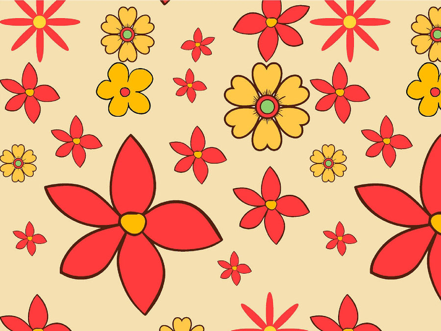 Sunshine Musicians Retro Vinyl Wrap Pattern~Rwraps Series 914 Digitally Printed Vinyl Wrap~0