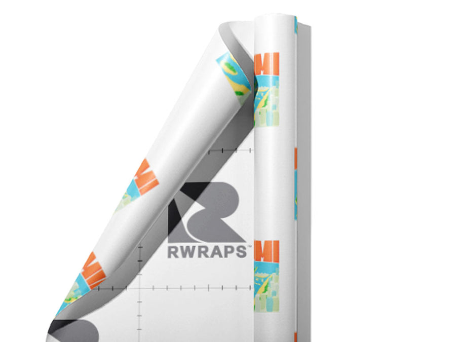 Sunshine State Americana Wrap Film Sheets~Rwraps Series 914 Sunshine State Americana Scrolled Sheet~4