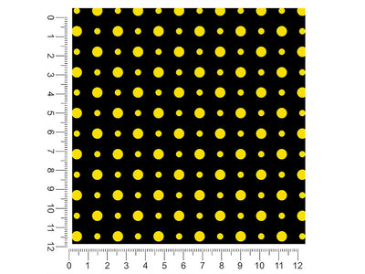 sunshine yellow polka dot 1ft x 1ft Craft Sheets