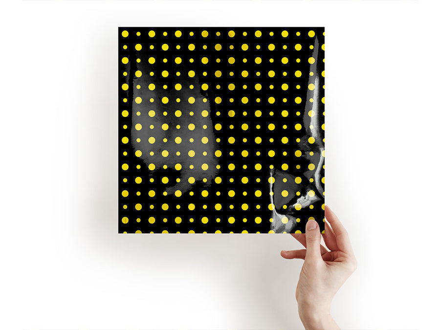 sunshine yellow polka dot Craft Sheets