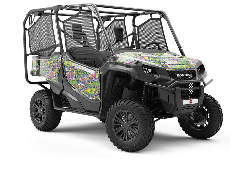 Super Dope Sticker Bomb Utility Vehicle Vinyl Wrap