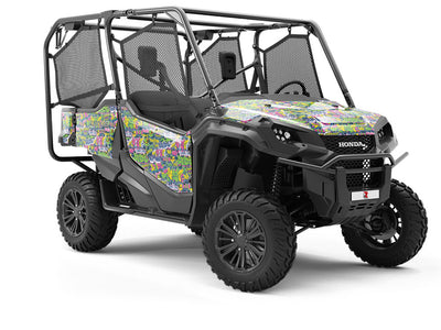 Super Dope Sticker Bomb Utility Vehicle Vinyl Wrap