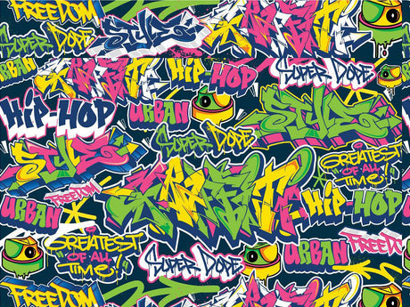 Super Dope Sticker Bomb Vinyl Wrap Pattern~Rwraps Series 914 Digitally Printed Vinyl Wrap~0