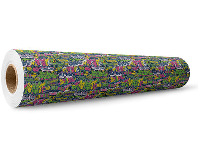 Super Dope Sticker Bomb Wrap Film Wholesale Roll~Rwraps Series 914 Digitally Printed Vinyl Roll~5