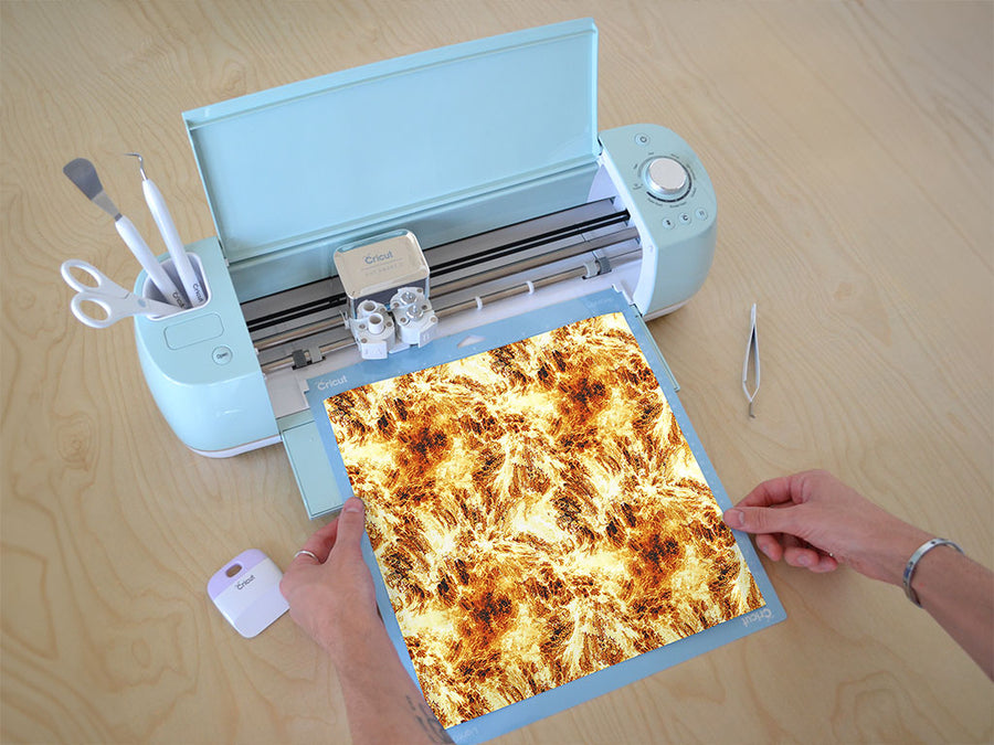 super eruption lava Cricut Compatible Vinyl
