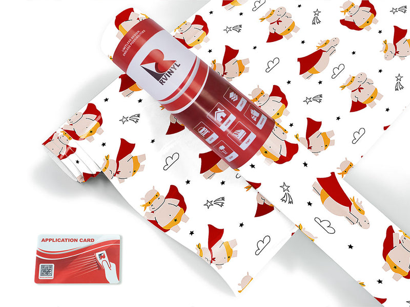 super hero animal Craft Vinyl Roll