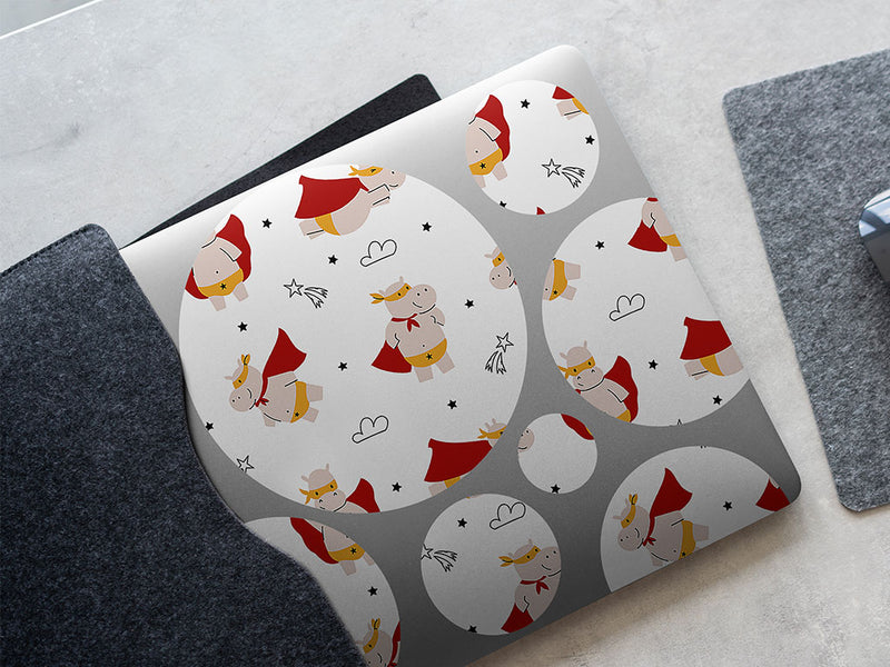 super hero animal DIY Laptop Stickers