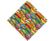 Superhero Comic Sticker Bomb Vinyl Wrap Pattern