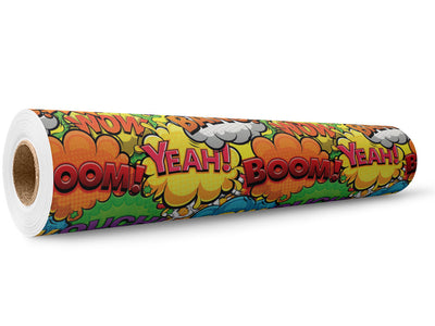Superhero Comic Sticker Bomb Wrap Film Wholesale Roll~Rwraps Series 914 Digitally Printed Vinyl Roll~5