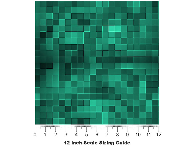 Supernatural Jungle Pixel Vinyl Film Pattern Size 12 inch Scale~Rwraps Supernatural Jungle Pixel Sizing Chart~2