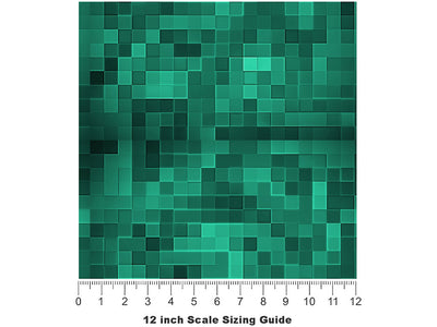 Supernatural Jungle Pixel Vinyl Film Pattern Size 12 inch Scale~Rwraps Supernatural Jungle Pixel Sizing Chart~2