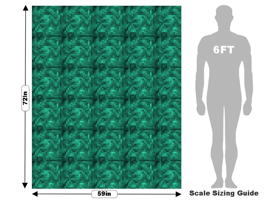 Supernatural Jungle Pixel Vehicle Wrap Scale~Rwraps Series 914 Supernatural Jungle Pixel Measurements~1