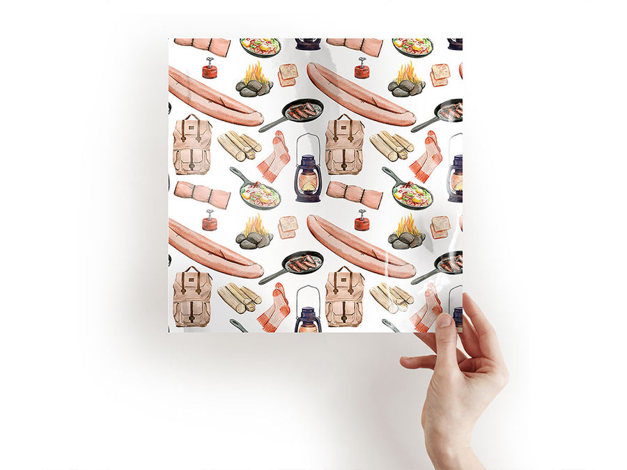 supplies red-y camping Craft Sheets