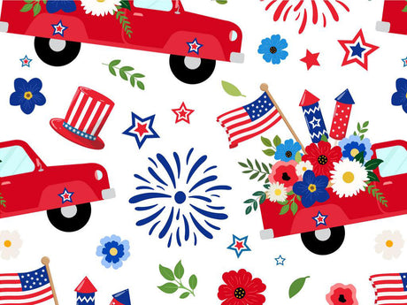 Supply Haul Americana Vinyl Wrap Pattern~Rwraps Series 914 Digitally Printed Vinyl Wrap~0