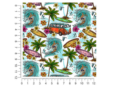 surfs up summertime 1ft x 1ft Craft Sheets