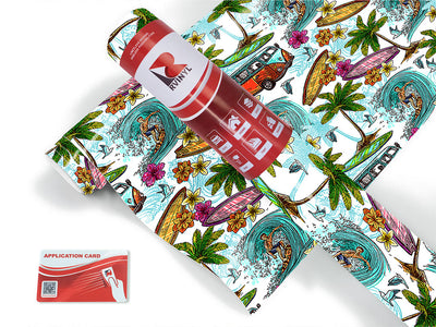 surfs up summertime Craft Vinyl Roll