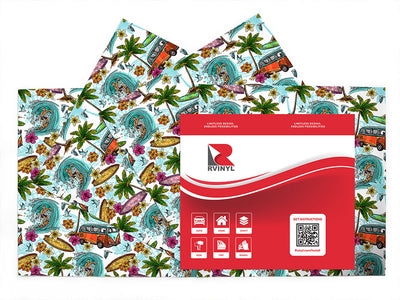 surfs up summertime Craft Vinyl Sheet Pack