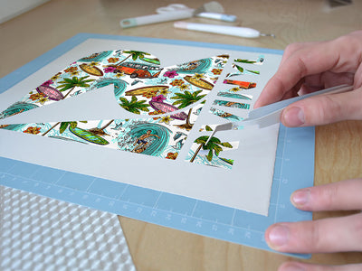 surfs up summertime Easy Weed Craft Vinyl