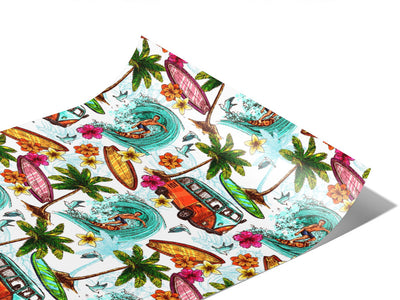 Surfs Up Summertime Vinyl Wraps~Rwraps Series 914 Digitally Printed Vinyl Wrap~0