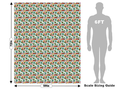 Surfs Up Summertime Vehicle Wrap Scale~Rwraps Series 914 Surfs Up Summertime Measurements~1
