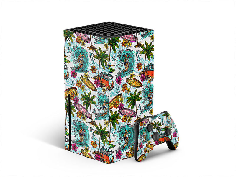 surfs up summertime XBOX DIY Decal