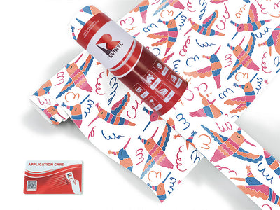 surprise party bird Craft Vinyl Roll