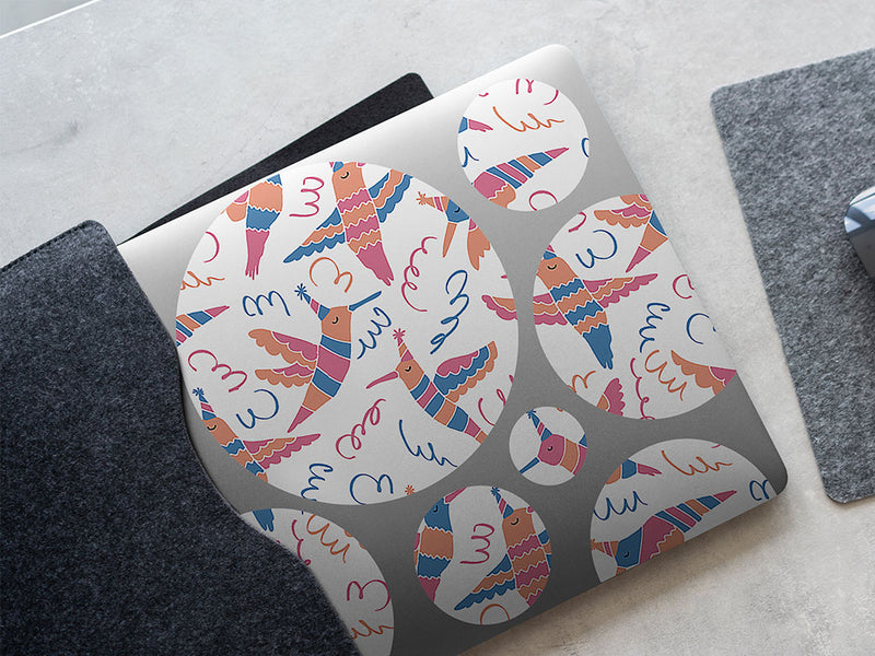 surprise party bird DIY Laptop Stickers