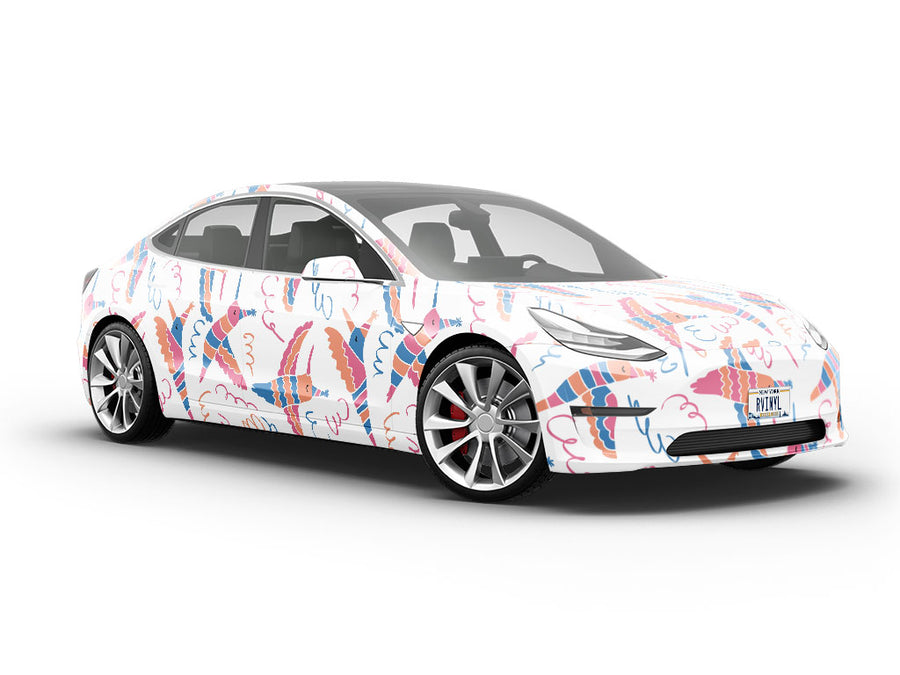 Surprise Party Birds Vehicle Vinyl Wrap