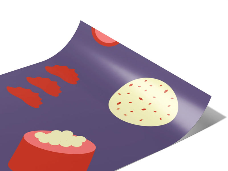 Sushi Dreams Food Vinyl Wraps~Rwraps Series 914 Digitally Printed Vinyl Wrap~0