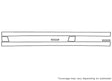 aerio 3M Clear Bra Door Cup Precut PPF Diagram