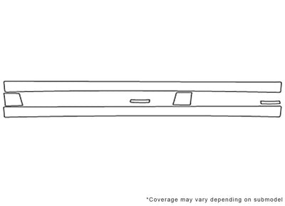 aerio 3M Clear Bra Door Cup Precut PPF Diagram