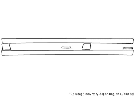 aerio 3M Clear Bra Door Cup Precut PPF Diagram