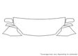 aerio 3M Clear Bra Hood Precut PPF Diagram