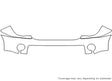 equator Avery Dennison Clear Bra Bumper Precut PPF Diagram