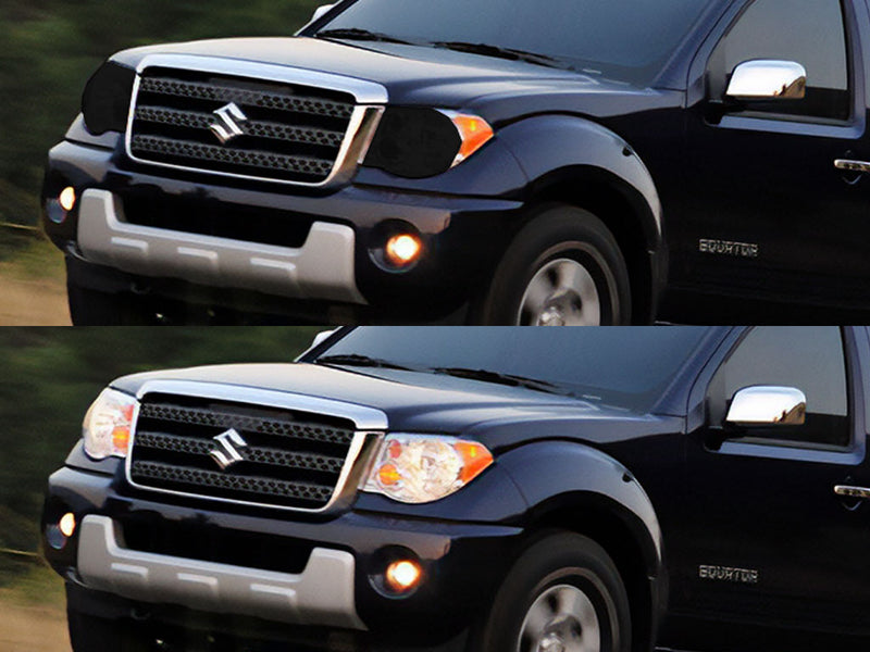 suzuki equator 2009-2012 Headlight Tint Appearance