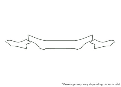 esteem 3M Clear Bra Hood Precut PPF Diagram