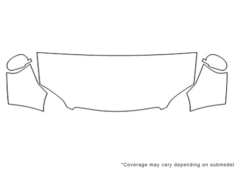 forenza 3M Clear Bra Hood Precut PPF Diagram