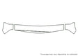 grand vitara Avery Dennison Clear Bra Hood Precut PPF Diagram