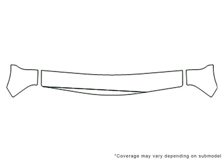grand vitara Avery Dennison Clear Bra Hood Precut PPF Diagram