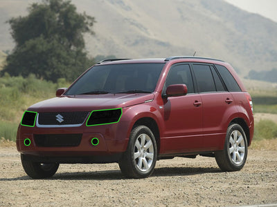 suzuki grand vitara 2006-2011 Headlight Tint Location
