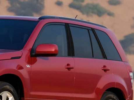 suzuki grand vitara 2006-2013 Brushed Aluminum Black Pillar Cover Diagram