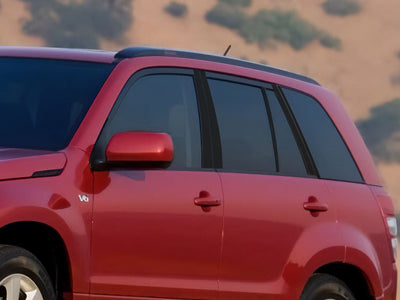 suzuki grand vitara 2006-2013 Gloss Black Pillar Cover Diagram