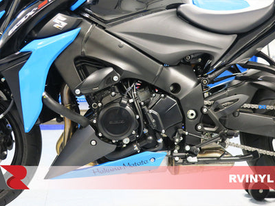 Avery™ Gloss Light Blue for Suzuki GSX-S1000 Wrap Close up