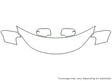 kizashi Avery Dennison Clear Bra Hood Precut PPF Diagram