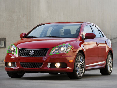 suzuki kizashi 2010-2013 Headlight Protection Installation Location