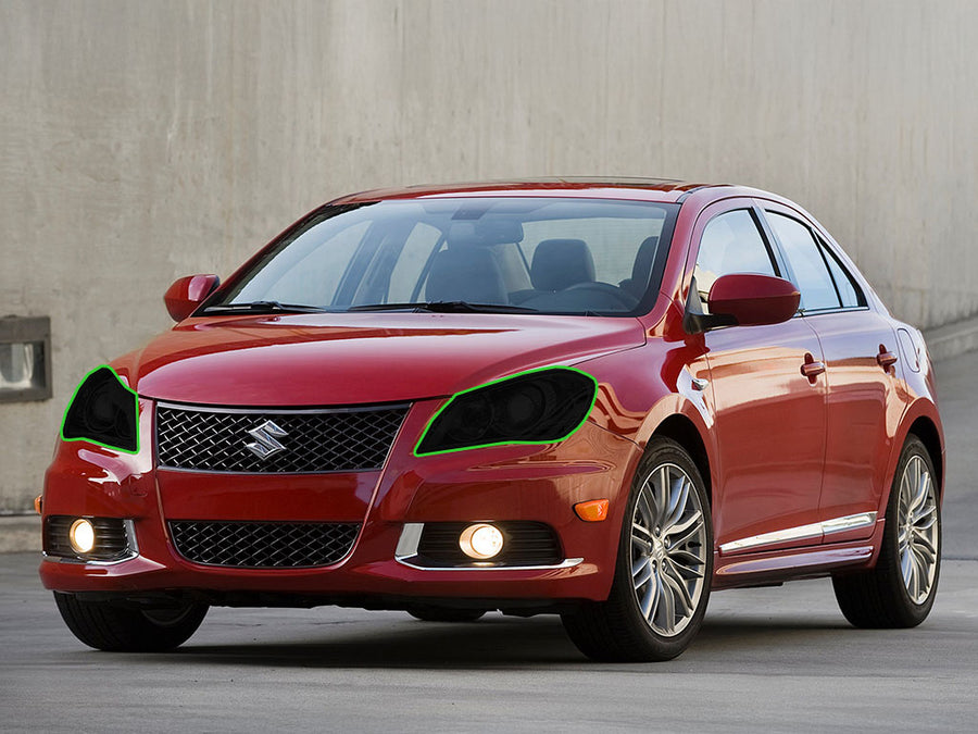 suzuki kizashi 2010-2013 Headlight Tint Location