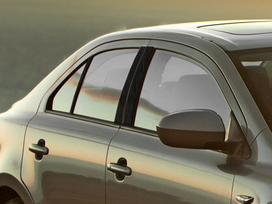 suzuki kizashi 2010-2013 Brushed Aluminum Black Pillar Cover Diagram