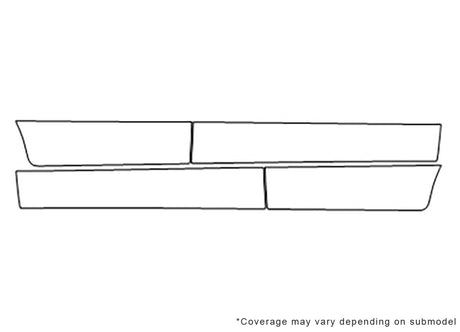 reno 3M Clear Bra Door Cup Precut PPF Diagram