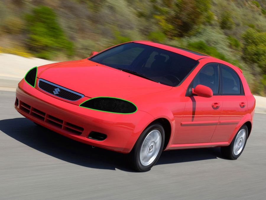 suzuki reno 2005-2008 Headlight Tint Location