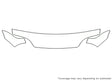swift Avery Dennison Clear Bra Hood Precut PPF Diagram